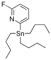 2-Fluoro-6-(tributylstannyl)pyridine 96% 구조식 이미지