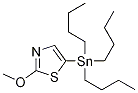 2-Methoxy-5-(tributylstannyl)-1,3-thiazole 구조식 이미지