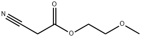 2-Methoxyethyl cyanoacetate 구조식 이미지
