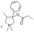 3-Hydroxy-3-phenyl-1,1,4-trimethylpyrrolidinium iodide propionate 구조식 이미지