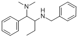 Phenethylamine, N-benzyl-beta-(dimethylamino)-alpha-ethyl- Structure