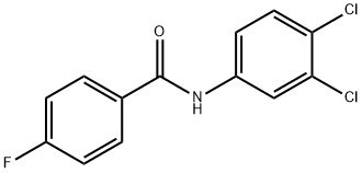 N-(3,4-dichlorophenyl)-4-fluorobenzamide Structure