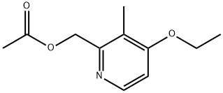 (4-Ethoxy-3-methylpyridin-2-yl)methyl acetate Structure