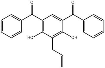 2-ALLYL-4,6-DIBENZOYLRESORCINOL 구조식 이미지