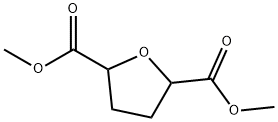 Tetrahydro-2,5-furandicarboxylic acid dimethyl ester Structure