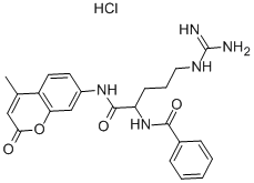 BZ-DL-ARG-AMC HCL Structure