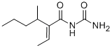 1-(2-(1-Metilbutil)crotonil)우레아[이탈리아어] 구조식 이미지