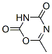 2H-1,3,5-Oxadiazine-2,4(3H)-dione,  6-methyl- Structure