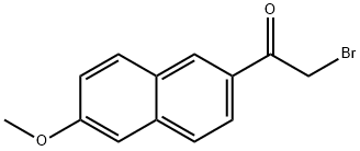 2-Bromoacetyl-6-methoxynaphtalene Structure
