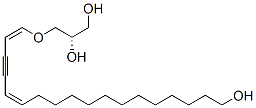 (2S,5Z,9Z)-4-Oxa-5,9-docosadien-7-yne-1,2,22-triol Structure