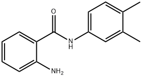 2-AMINO-N-(3,4-DIMETHYLPHENYL)BENZAMIDE Structure