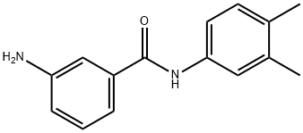 3-아미노-N-(3,4-디메틸페닐)벤자미드 구조식 이미지