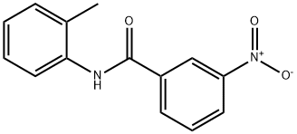 N-(2-methylphenyl)-3-nitrobenzamide 구조식 이미지