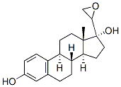 3,17-dihydroxy-20,21-epoxy-19-norpregna-1,3,5(10)-triene Structure