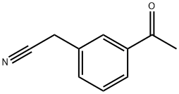 Benzeneacetonitrile, 3-acetyl- (9CI) Structure