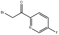 2-Bromo-1-(5-fluoropyridin-2-yl)ethanone 구조식 이미지