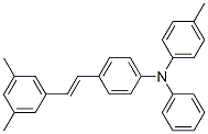 4-(3,5-Dimethylstyryl)-N-phenyl-N-(4-methylphenyl)aniline Structure