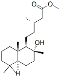 (1R,4aα,βS)-Decahydro-2α-hydroxy-β,2,5,5,8aβ-pentamethyl-1-naphthalenepentanoic acid methyl ester Structure