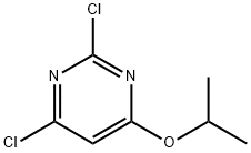 2,4-디클로로-6-이소프로폭시피리미딘 구조식 이미지