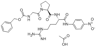 N-CBZ-GLY-PRO-ARG P-NITRO-ANILIDE ACETATE SALT Structure