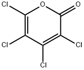 3,4,5,6-테트라클로로피란-2-온 구조식 이미지