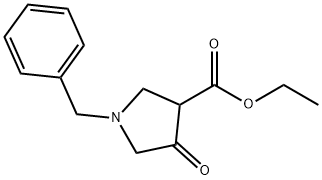 ethyl 1-benzyl-4-oxo-pyrrolidine-3-carboxylate Structure