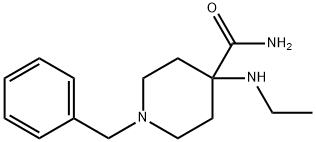 1-benzyl-4-(ethylamino)piperidine-4-carboxamide  Structure