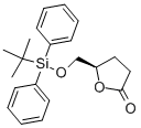 (R)-5-(TERT-BUTYLDIPHENYLSILOXYMETHYL)DIHYDRO-2(3H)FURANONE Structure