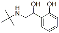 벤젠메탄올,알파-(((1,1-디메틸에틸)아미노)메틸)-2-히드록시-,(+-)- 구조식 이미지