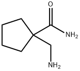 1-(Aminomethyl)cyclopentane-1-carboxamide Structure