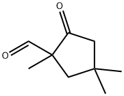 1,4,4-TRIMETHYL-2-OXOCYCLOPENTANECARBALDEHYDE Structure