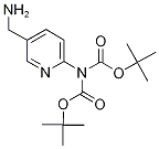 5-AMINOMETHYL-2-(N,N-DITERT-BUTOXYCARBONYLAMINO)PYRIDINE Structure