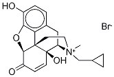 N-Methyl 7,8-didehydronaltrexone Bromide  구조식 이미지