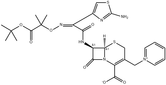 102772-66-7 1-[[(6R,7R)-7-[[(2Z)-2-(2-AMino-4-thiazolyl)-2-[[2-(1,1-diMethylethoxy)-1,1-diMethyl-2-oxoethoxy]iMino]acetyl]aMino]-2-carboxy-8-oxo-5-thia-1-azabicyclo[4.2.0]oct-2-en-3-yl]Methyl]pyridiniuM Inner Salt