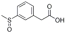 3-Methylsulfinylphenylacetic acid 구조식 이미지