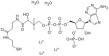 COENZYME A TRILITHIUM SALT DIHYDRATE Structure