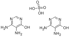 4,5-DIAMINO-6-HYDROXYPYRIMIDINE HEMISULFATE 구조식 이미지