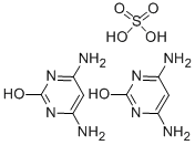 4,6-DIAMINO-2-HYDROXY-PYRIMIDINE HEMISULFATE SALT Structure
