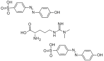 102783-24-4 NG,NG'-DIMETHYL-L-ARGININE DI(P-HYDROXYAZOBENZENE-P'-SULFONATE) SALT