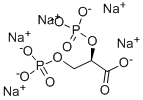 2,3-DIPHOSPHO-D-GLYCERIC ACID PENTASODIUM SALT Structure