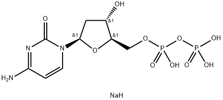 2'-데옥시시티딘-5'-이인산염,삼나트륨염 구조식 이미지