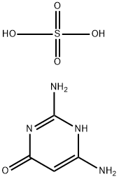 2,4-diamino-6-hydroxypyrimidine hemisulfate Structure