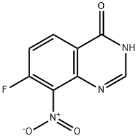 7-fluoro-8-nitroquinazolin-4-ol Structure