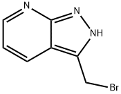 3-(브로모메틸)-1H-피라졸로[3,4-b]피리딘 구조식 이미지