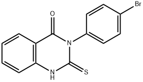 3-(4-BROMOPHENYL)-2-THIOXO-2,3-DIHYDRO-4(1H)-QUINAZOLINONE 구조식 이미지