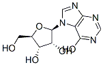 7-beta-ribofuranosylhypoxanthine Structure