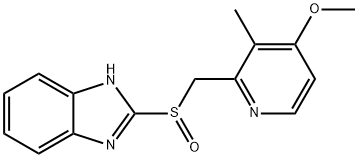 4-Desmethoxypropoxyl-4-methoxy Rabeprazole 구조식 이미지