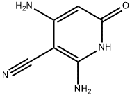 3-Pyridinecarbonitrile,2,4-diamino-1,6-dihydro-6-oxo-(9CI) Structure