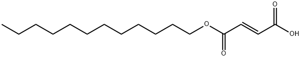 dodecyl hydrogen fumarate Structure