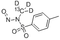 Diazald-N-methyl-13C-N-methyl-d3 Structure